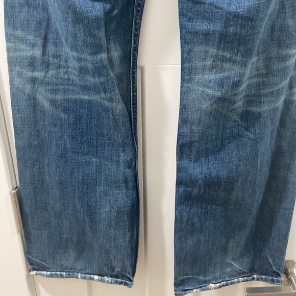 American Eagle men's distressed bootcut denim jeans 33 / 32 33x32 33/32 - Picture 12 of 12